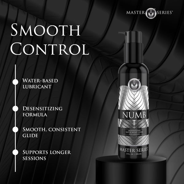 Numb Desensitizing Water Based Lubricant 8 oz.