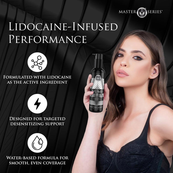 Numb Desensitizing Water Based Lubricant 8 oz.