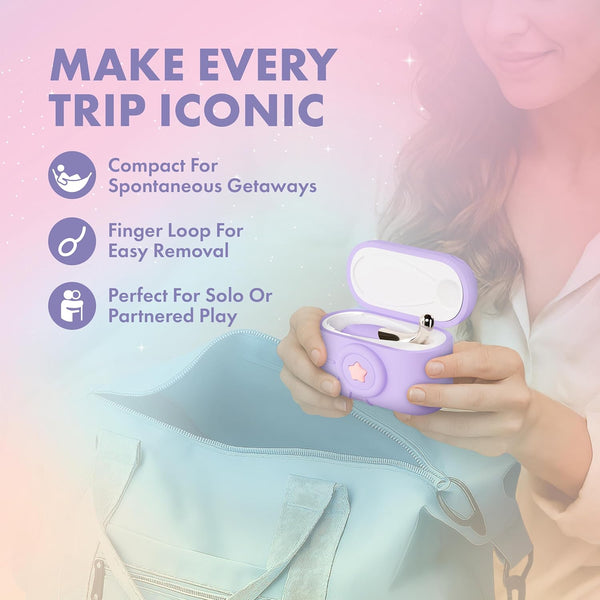 Play With Me Snapstar 4 Piece Remote Control Vibrator Set with Charging Case