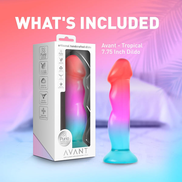 Avant Tropical Liquid Silicone Dildo