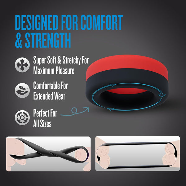 Performance Plus Takeoff Platinum-Cured Silicone Cock Ring