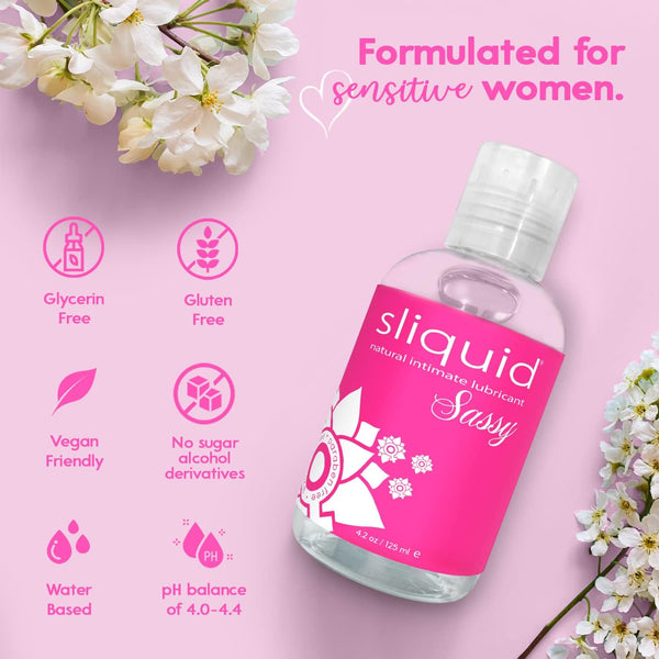 Naturals Sassy  Ultra-Thick Water-Based Gel - 4.2 oz.