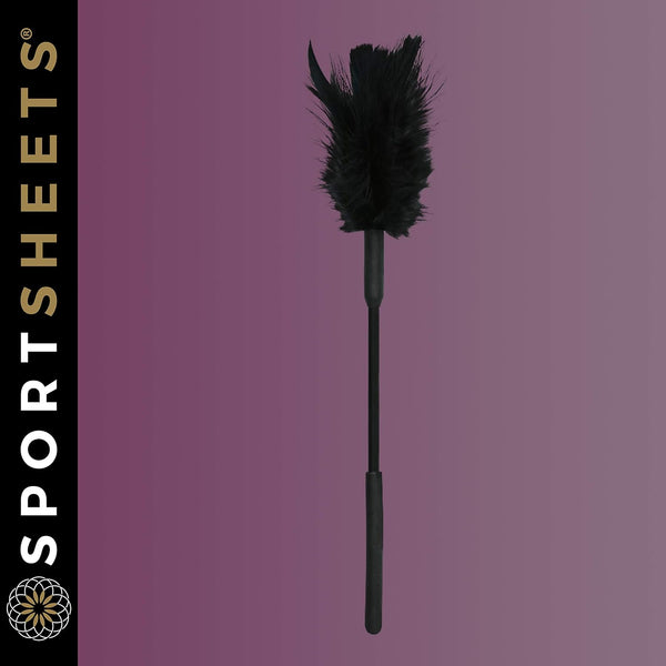 Sex & Mischief Feather Tickler - Black