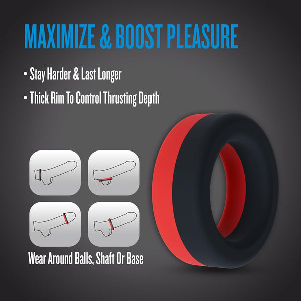 Performance Plus Takeoff Platinum-Cured Silicone Cock Ring