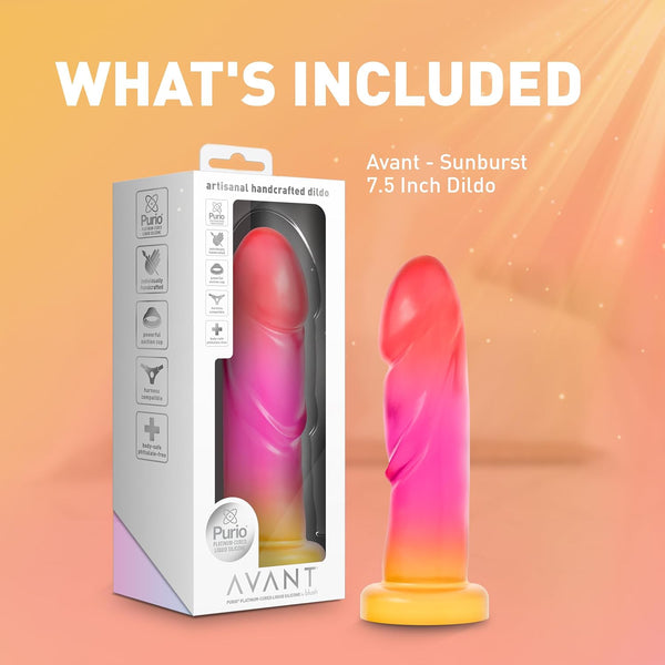 Avant Sunburst Liquid Silicone Dildo