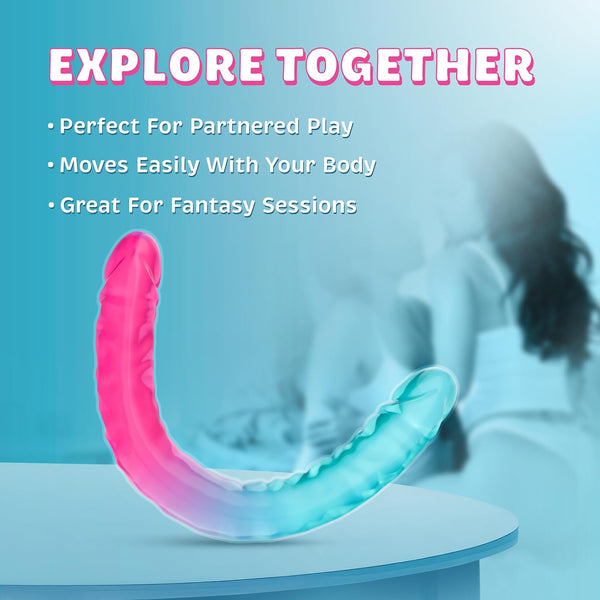 B Yours Candy Papi 17.75" XXL Double Dong