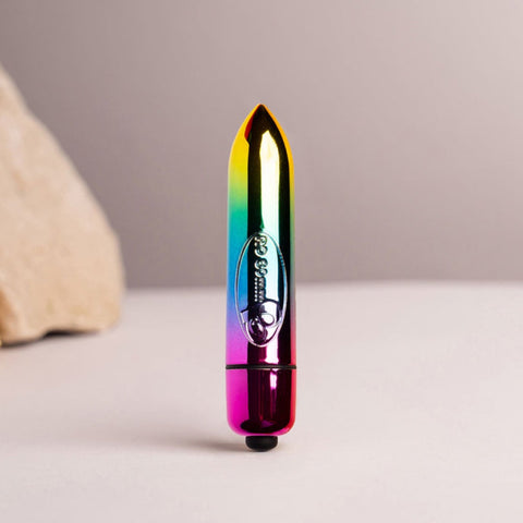 Rocks-Off RO-80mm Rainbow 7 Speed Bullet Vibrator - Extreme Toyz Singapore - https://extremetoyz.com.sg - Sex Toys and Lingerie Online Store - Bondage Gear / Vibrators / Electrosex Toys / Wireless Remote Control Vibes / Sexy Lingerie and Role Play / BDSM / Dungeon Furnitures / Dildos and Strap Ons  / Anal and Prostate Massagers / Anal Douche and Cleaning Aide / Delay Sprays and Gels / Lubricants and more...