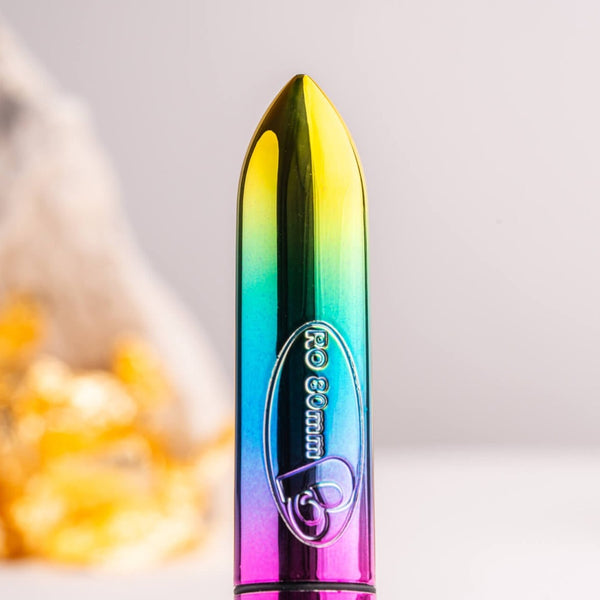 Rocks-Off RO-80mm Rainbow 7 Speed Bullet Vibrator - Extreme Toyz Singapore - https://extremetoyz.com.sg - Sex Toys and Lingerie Online Store - Bondage Gear / Vibrators / Electrosex Toys / Wireless Remote Control Vibes / Sexy Lingerie and Role Play / BDSM / Dungeon Furnitures / Dildos and Strap Ons  / Anal and Prostate Massagers / Anal Douche and Cleaning Aide / Delay Sprays and Gels / Lubricants and more...