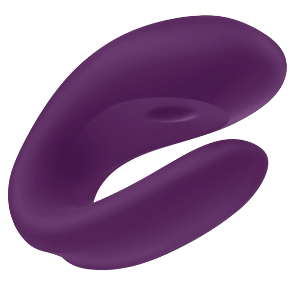 Double Joy Connect App Partner Vibrator - Violet