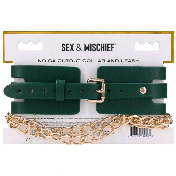 Sex & Mischief: Indica Cutout Collar and Leash