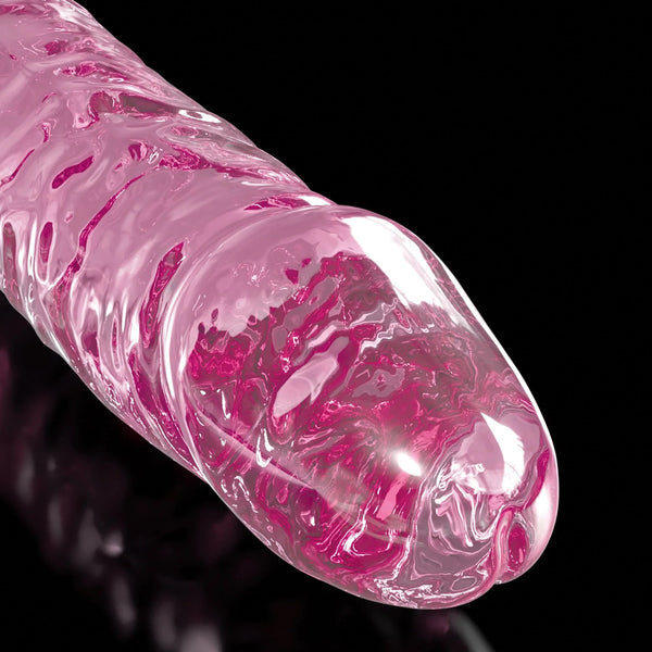 Icicles No. 86 Glass Dildo with Suction Base