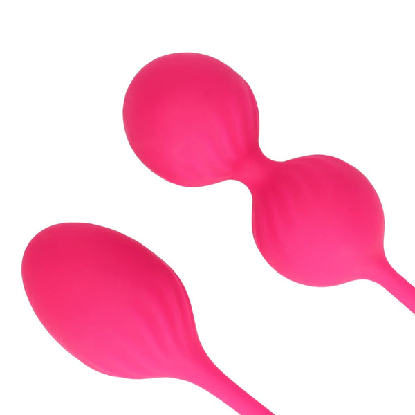 Loveline 2 Piece Thumping Kegel Ball Set - Wild Strawberry
