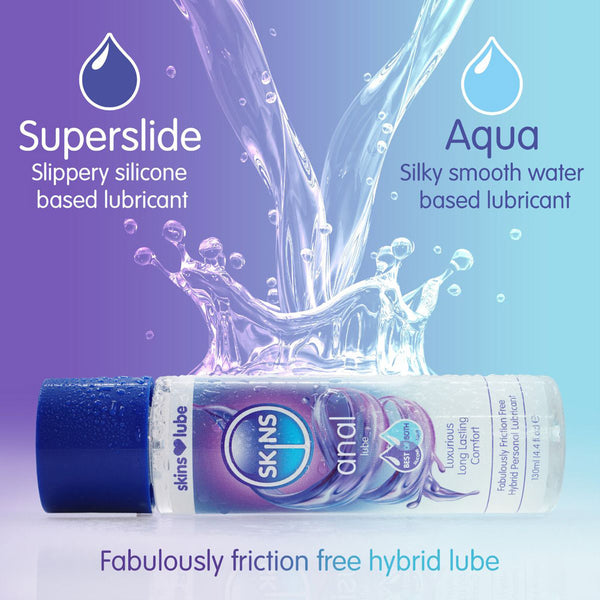 Anal Hybrid Water & Silicone Blend Lubricant - 130ml
