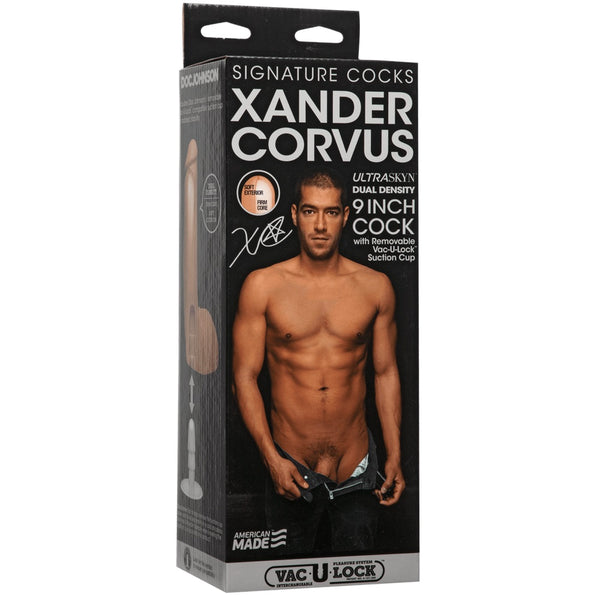 Signature Cocks Xander Corvus 9" ULTRASKYN Dildo with Vac-U-Lock