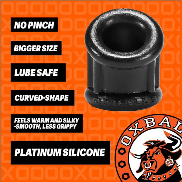 BENT 1 Liquid Platinum Silicone Ball Stretcher - Black