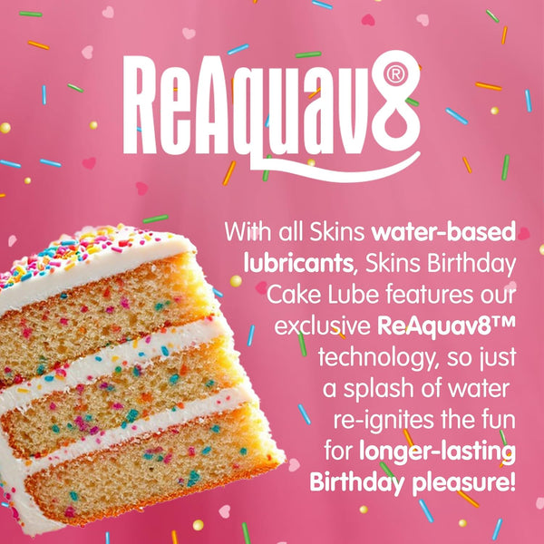 Tasty Water-Based Lubricant - Birthday Cake Celebration 130ml