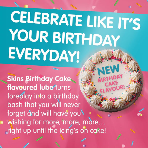 Tasty Water-Based Lubricant - Birthday Cake Celebration 130ml