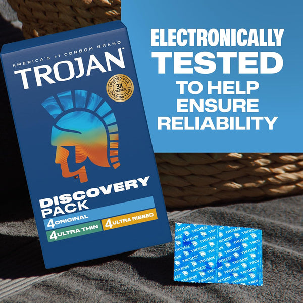 Discovery Pack Lubricated Condoms - 3 Pack