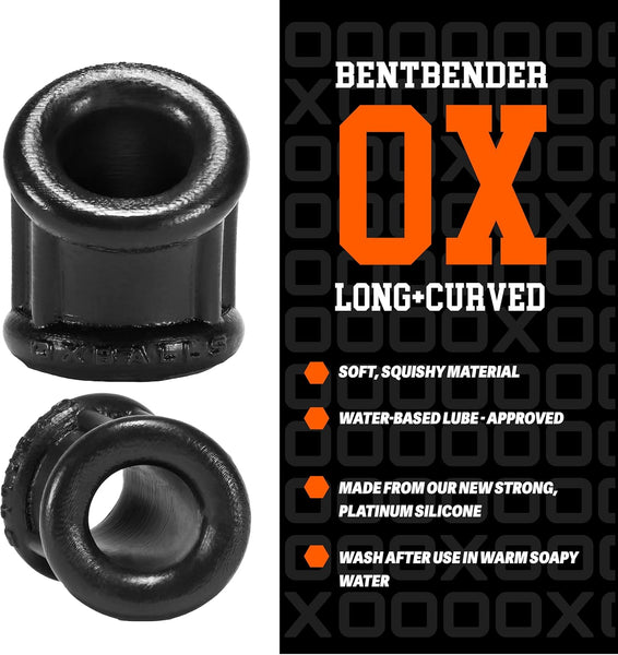 BENT 1 Liquid Platinum Silicone Ball Stretcher - Black