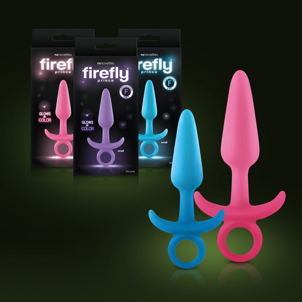 NS Novelties Firefly Prince Glow-In-The Dark Butt Plug - Small - Extreme Toyz Singapore - https://extremetoyz.com.sg - Sex Toys and Lingerie Online Store 