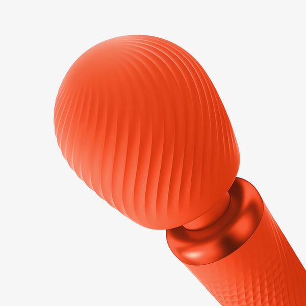 Vim Rechargeable Wand Massager - Orange