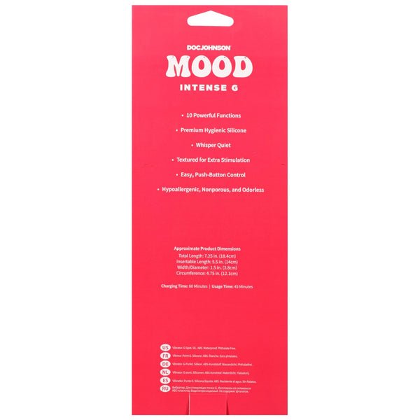 Mood Intense G 10 Function Vibrator - Purple