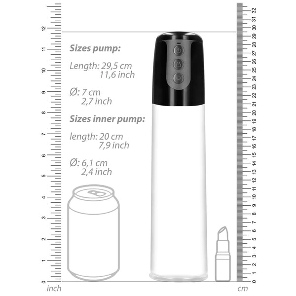 Pumped Automatic Cyber Pump with Masturbation Sleeve