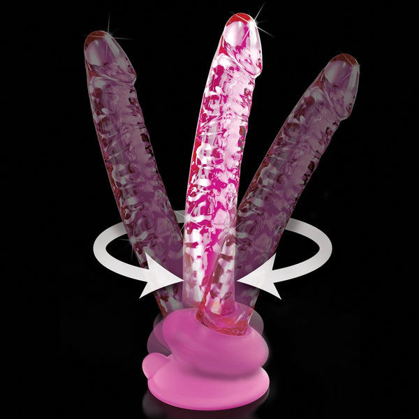 Icicles No. 86 Glass Dildo with Suction Base