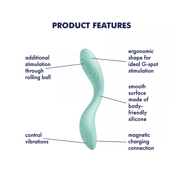 Rrrolling Pleasure Moving Ball G-Spot Vibrator
