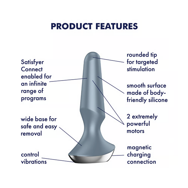 Plug-ilicious 2 Connect App Anal Vibrator - Ice