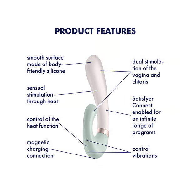 Heat Wave Connect App G-Spot Vibrator - Mint