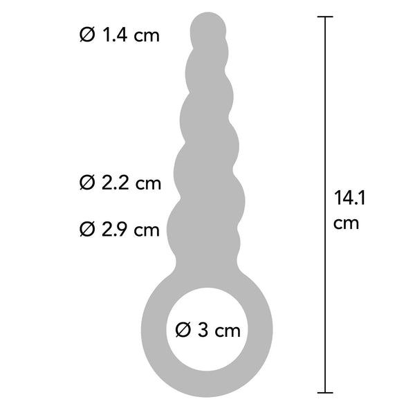 BUTTOCKS The Screw Metallic Silicone Anal Plug