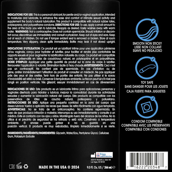 Pure Water Water-Based Luxury Lubricant - 266ml
