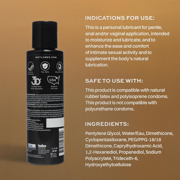 Gold Hybrid Silicone Water Blend Luxury Lubricant - 89ml