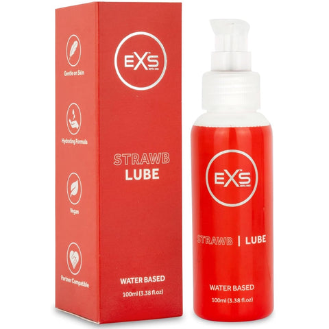 EXS Strawberry Premium Clear Lubricant 100ml - Extreme Toyz Singapore - https://extremetoyz.com.sg - Sex Toys and Lingerie Online Store - Bondage Gear / Vibrators / Electrosex Toys / Wireless Remote Control Vibes / Sexy Lingerie and Role Play / BDSM / Dungeon Furnitures / Dildos and Strap Ons  / Anal and Prostate Massagers / Anal Douche and Cleaning Aide / Delay Sprays and Gels / Lubricants and more...