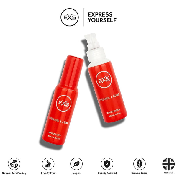 EXS Strawberry Premium Clear Lubricant 100ml - Extreme Toyz Singapore - https://extremetoyz.com.sg - Sex Toys and Lingerie Online Store - Bondage Gear / Vibrators / Electrosex Toys / Wireless Remote Control Vibes / Sexy Lingerie and Role Play / BDSM / Dungeon Furnitures / Dildos and Strap Ons  / Anal and Prostate Massagers / Anal Douche and Cleaning Aide / Delay Sprays and Gels / Lubricants and more...