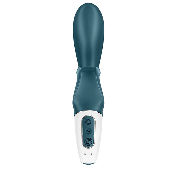 Hug Me Connect App Rabbit Vibrator - Blue/Gray