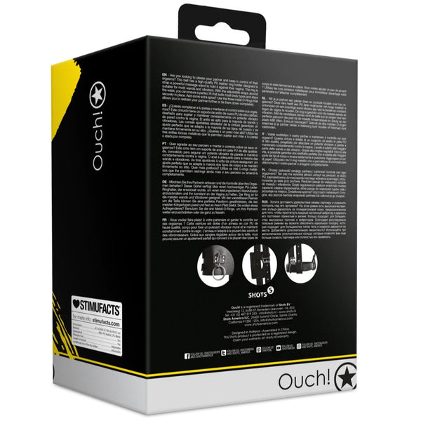 Ouch! Xtreme Belt with Vibrator Holder