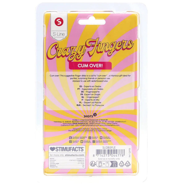 S-Line Crazy Fingers Cum Over Finger Silicone Dildo