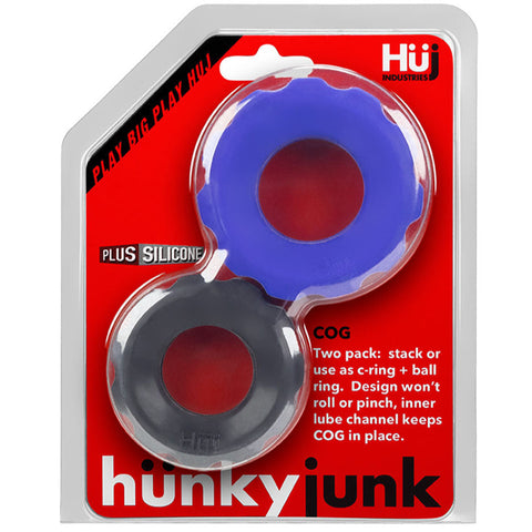 COG 2-Pack Cock & Ball Rings - Cobalt/Tar