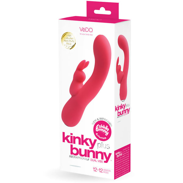Kinky Bunny Plus Rechargeable Dual Vibe - Pink