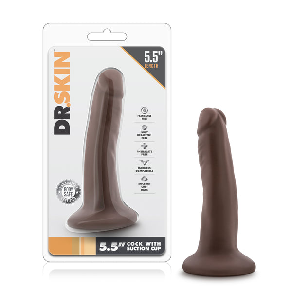 Dr. Skin 5.5" Cock - Chocolate