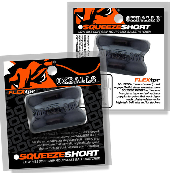 SQUEEZE SHORT flexTPR™ Soft-Grip Ball Stretcher - Black