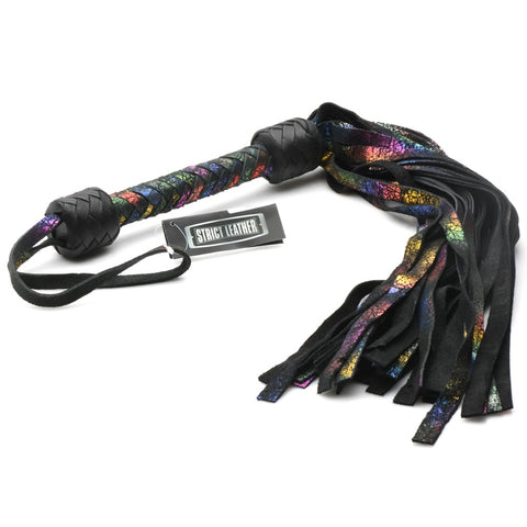 Rainbow Leather Flogger