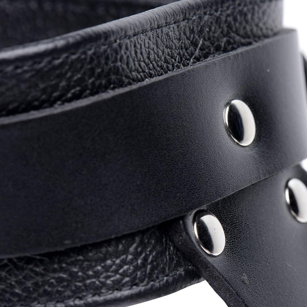 STRICT LEATHER Leather Collar to Wrist Restraints - Extreme Toyz Singapore - https://extremetoyz.com.sg - Sex Toys and Lingerie Online Store - Bondage Gear / Vibrators / Electrosex Toys / Wireless Remote Control Vibes / Sexy Lingerie and Role Play / BDSM / Dungeon Furnitures / Dildos and Strap Ons  / Anal and Prostate Massagers / Anal Douche and Cleaning Aide / Delay Sprays and Gels / Lubricants and more...