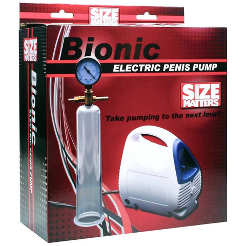 Size Matters Bionic Electric Pump Kit with Penis Cylinder - Extreme Toyz Singapore - https://extremetoyz.com.sg - Sex Toys and Lingerie Online Store