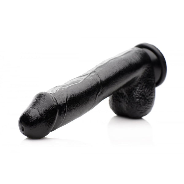 Mighty Midnight 10" Dildo with Balls