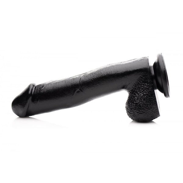 Mighty Midnight 10" Dildo with Balls