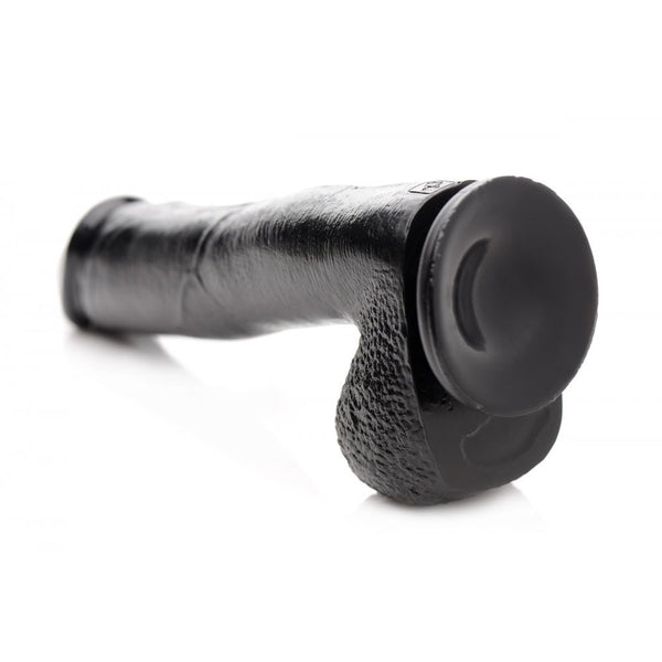 Mighty Midnight 10" Dildo with Balls