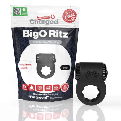 Charged Big O Ritz Rechargeable Vibe Ring